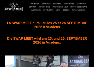 Capture du site 14ème swap-meet du Dzodzetband - Vuadens