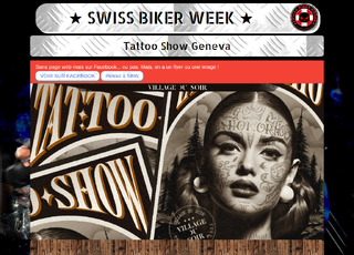 Capture du site Tattoo Show Geneva