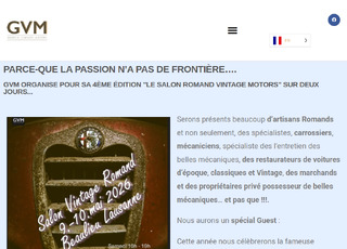 Capture du site Salon Romand Vintage Motors