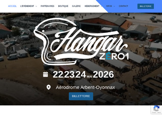 Capture du site Festival Moto HANGAR ZÉRO 1