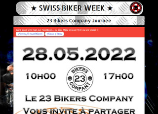 Capture du site 23 Bikers Company Journée