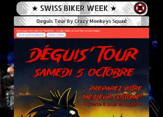 Capture du site Déguis'Tour By Crazy Monkeys Squad