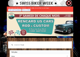 Capture du site RENCARD US CARS, ROD & KUSTOM 