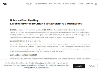 Capture du site 4ème Universal Cars Meeting