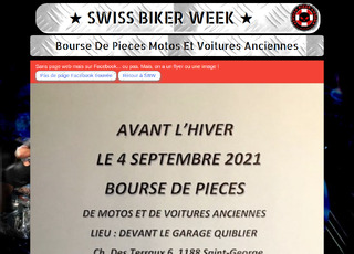 Capture du site Bourse de pièces motos et voitures anciennes