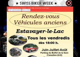 Capture du site RENDEZ-VOUS VÉHICULES ANCIENS