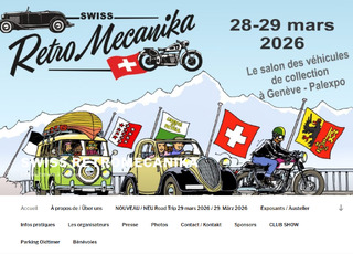 Capture du site Swiss Retro Mecanika