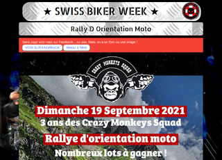 Capture du site Rally d'orientation moto