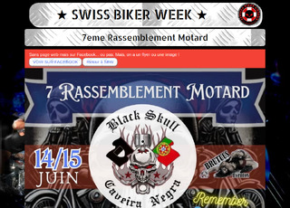 Capture du site 7eme Rassemblement Motard