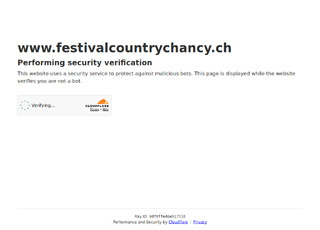 Capture du site Chancy Festival Country