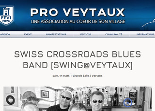 Capture du site The Swiss Crossroads Blues Band