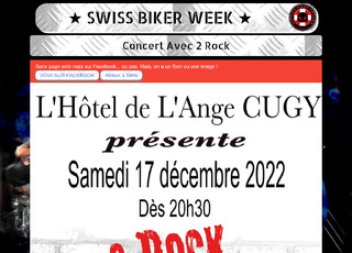Capture du site Concert avec 2 Rock